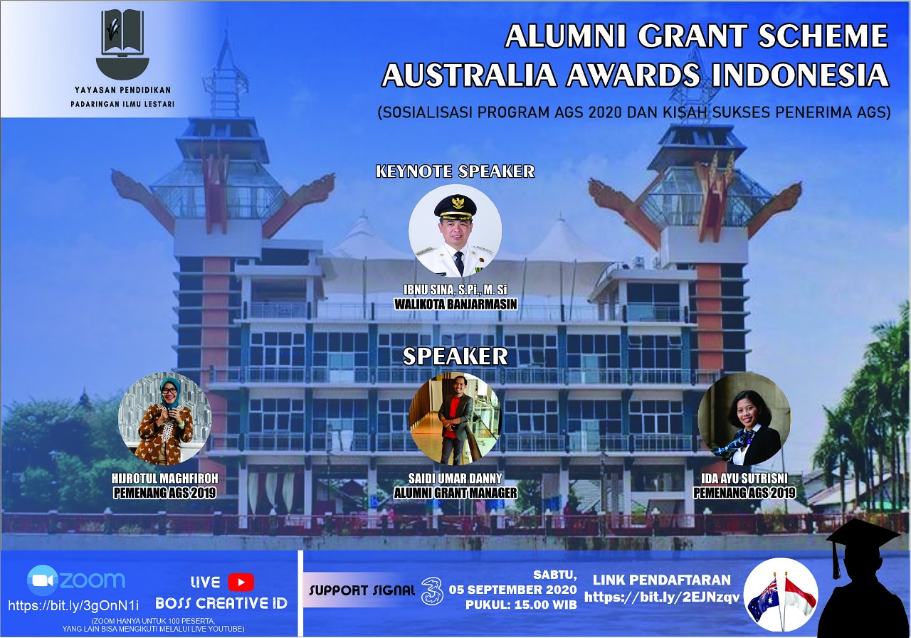 Leaflet Sosialisasi Alumni Grant Scheme 2020 Australia Awards